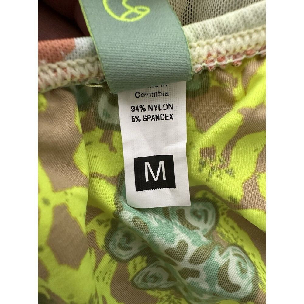 Maaji‎ Maxi Dress Women Medium Open Back Beach Bird Tropical Lightweight Stretch - Picture 4 of 10
